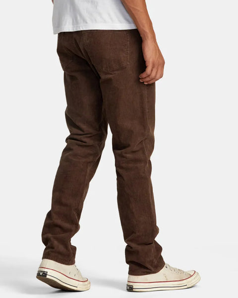 RVCA Mens Pants Daggers Pigment Corduroy