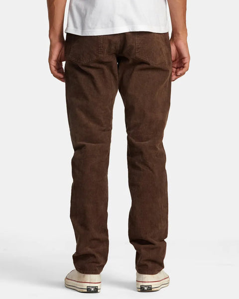 RVCA Mens Pants Daggers Pigment Corduroy