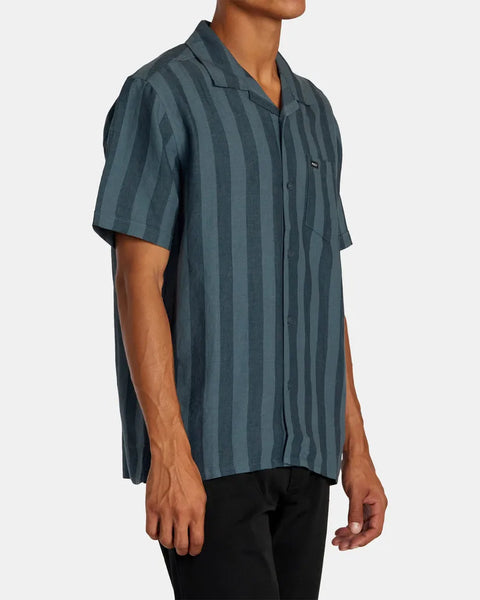 RVCA Mens Woven Love Stripe