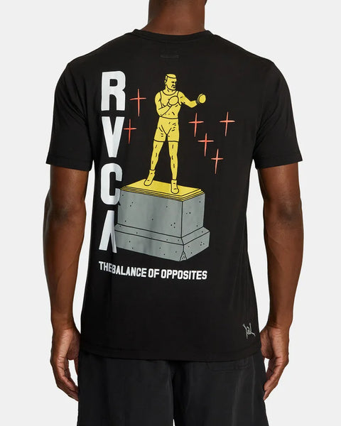 RVCA Mens Shirt Luke P Boxing Trophy Sport Tech