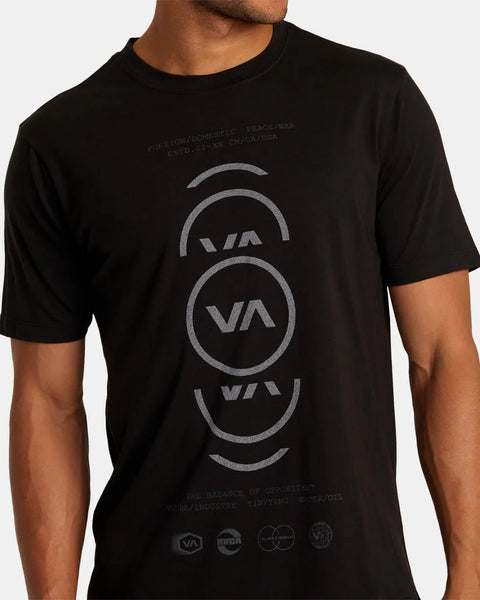 RVCA Mens Shirt VA Circle Splitter