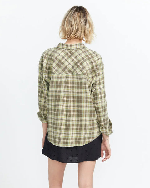 Volcom Womens Shirt Plaid To Meet U 2