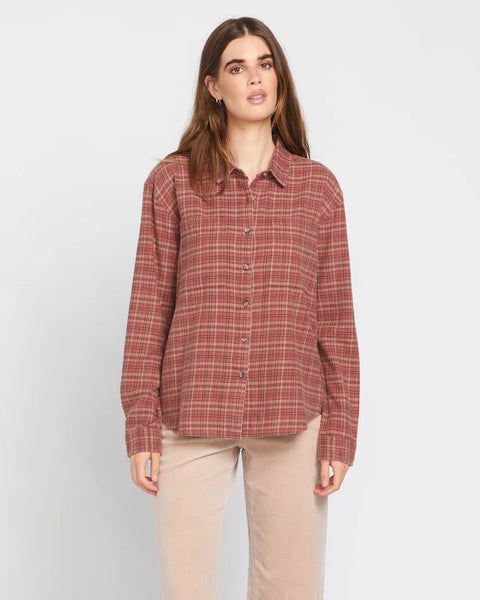 Volcom Womens Shirt Plaid To Meet U 2