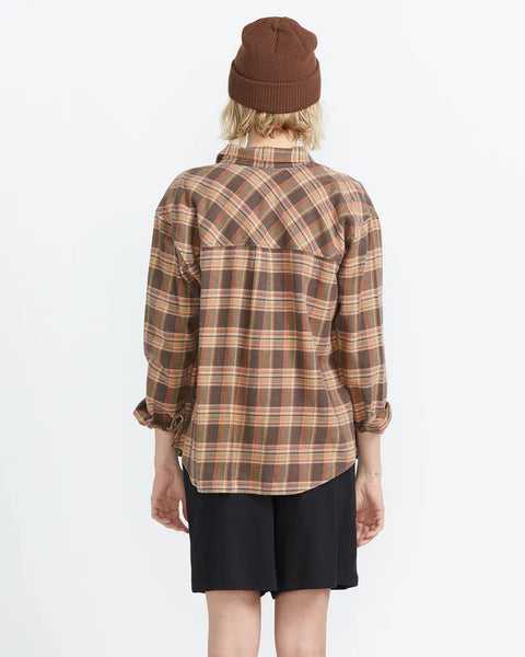 Volcom Womens Shirt Plaid To Meet U 2