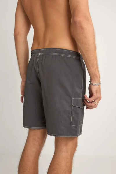 Rhythm Mens Shorts Patch Beach Short