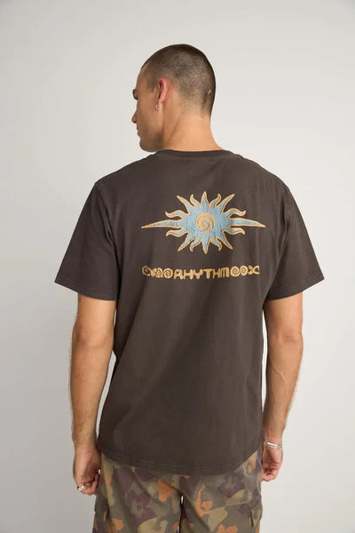 Rhythm Mens Shirt Flame Printed Vintage