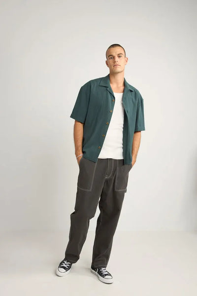 Rhythm Mens Woven Relaxed Texture