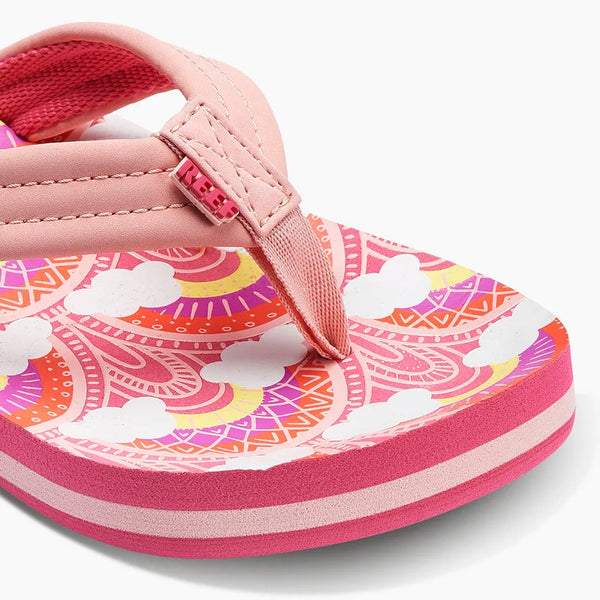 Reef Kids Sandals Kids Ahi Rainbows And Clouds