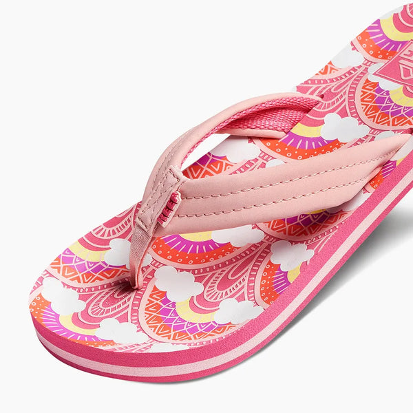 Reef Kids Sandals Kids Ahi Rainbows And Clouds