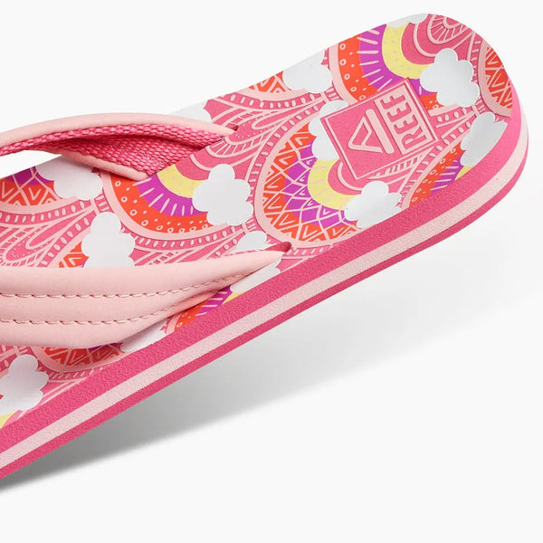 Reef Kids Sandals Kids Ahi Rainbows And Clouds