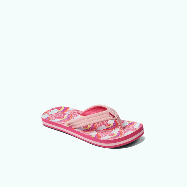 Reef Kids Sandals Kids Ahi Rainbows And Clouds