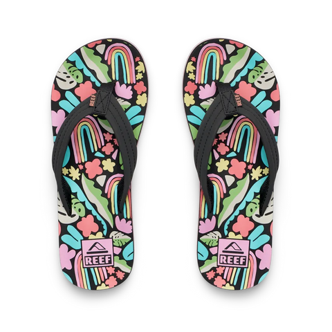 Reef Kids Sandals Ahi Tropical Rainbow