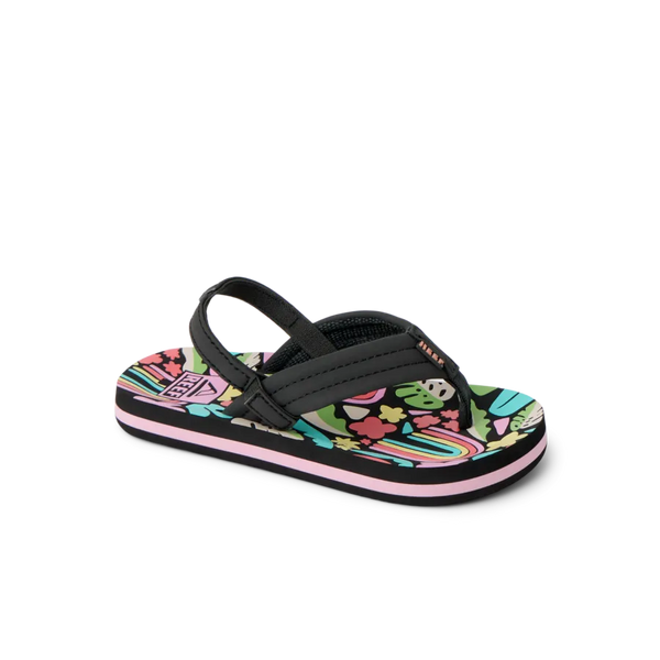 Reef Kids Sandals Little Ahi Tropical Rainbow