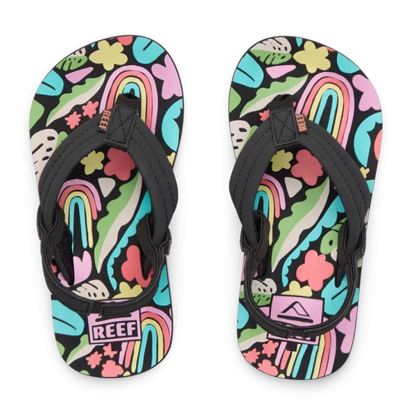 Reef Kids Sandals Little Ahi Tropical Rainbow