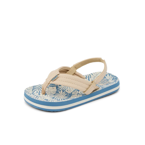 Reef Kids Sandals Little Ahi Blue/Tan Palm