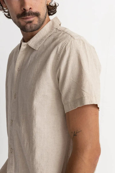 Rhythm Mens Woven Classic Linen