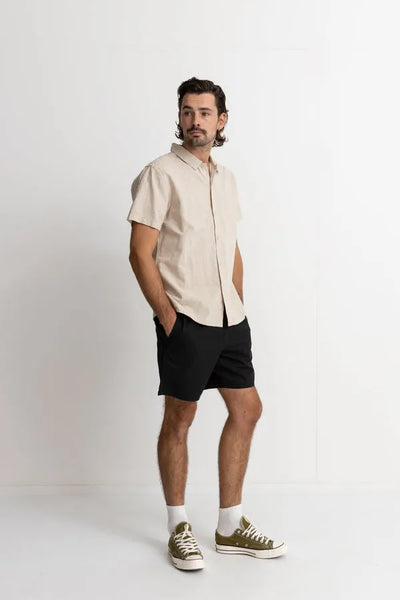 Rhythm Mens Woven Classic Linen