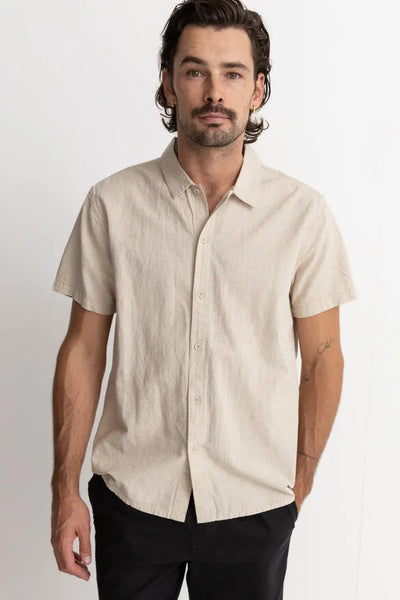 Rhythm Mens Woven Classic Linen