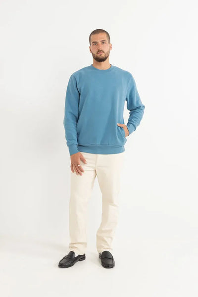 Rhythm Mens Sweatshirt Classic Fleece Crew