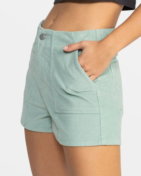 Roxy Womens Shorts Sessions High Waist Corduroy