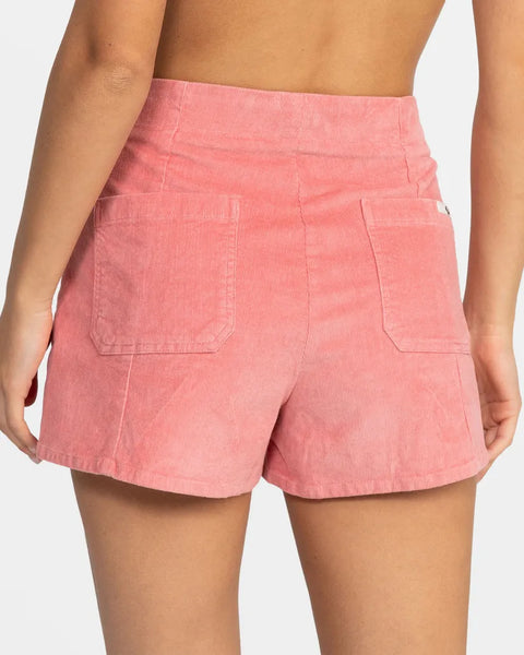 Roxy Womens Shorts Sessions High Waist Corduroy