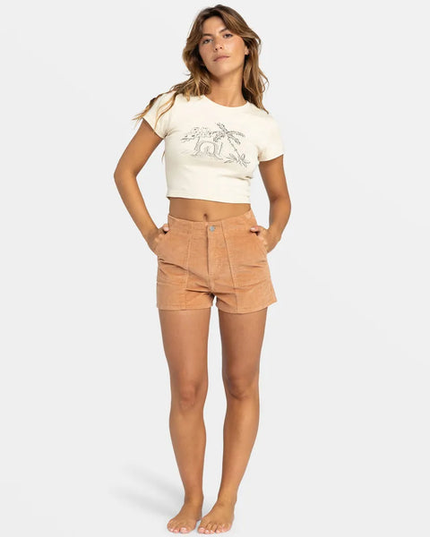 Roxy Womens Shorts Sessions Corduroy