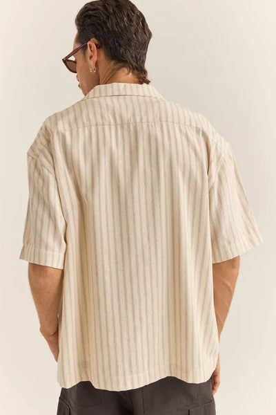 Rhythm Mens Woven Relaxed Stripe