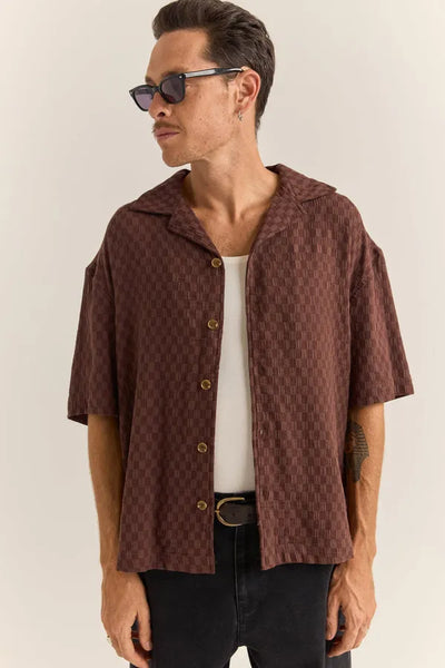 Rhythm Mens Woven Relaxed Texture