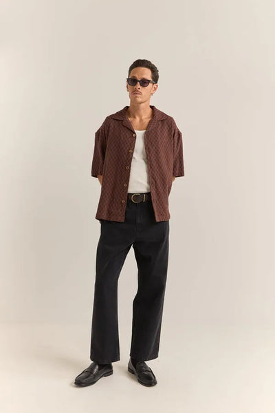 Rhythm Mens Woven Relaxed Texture