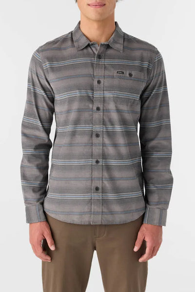 Oneill Mens Shirt Caruso Stripe Cord Standard Fit