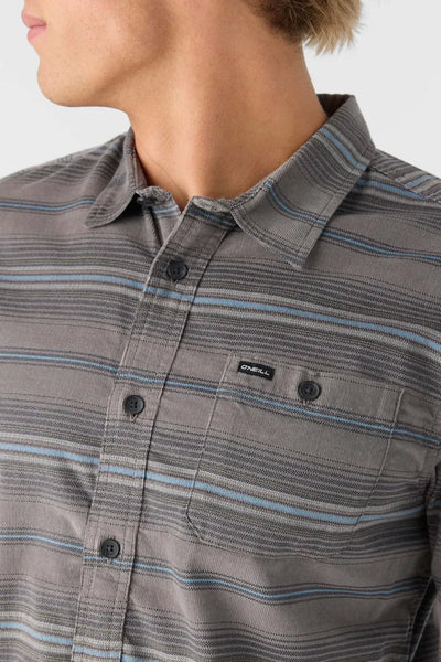 Oneill Mens Shirt Caruso Stripe Cord Standard Fit