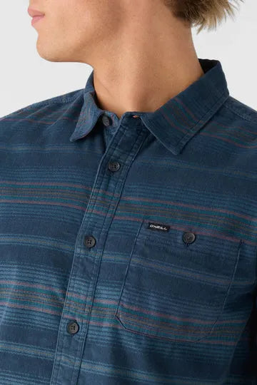 Oneill Mens Shirt Caruso Stripe Cord Standard Fit