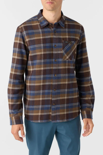 Oneill Mens Shirt Redmond Plaid Standard Fit