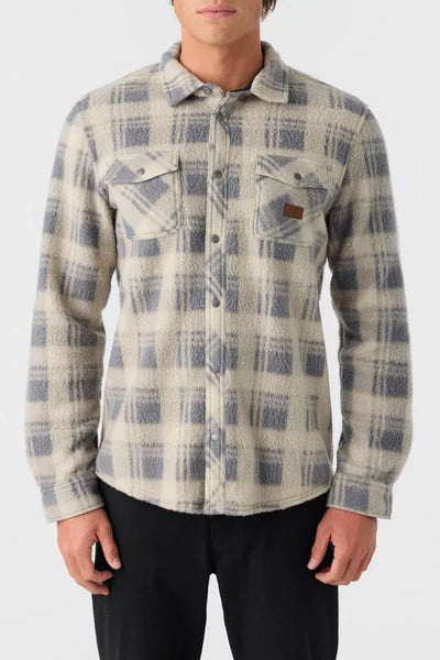 Oneill Mens Shirt Glacier Standard Fit Superfleece Overshirt