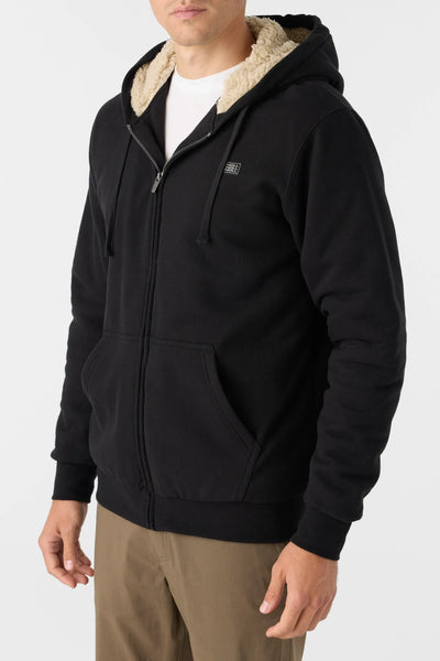 Oneill Mens Sweatshirt Fifty Two High Pile Lined Zip Fleece