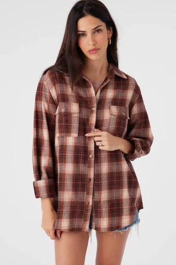 Oneill Womens Shirt Brooks Flannel