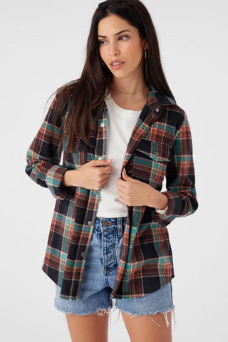 Oneill Womens Shirt Zuma Superfleece Flannel