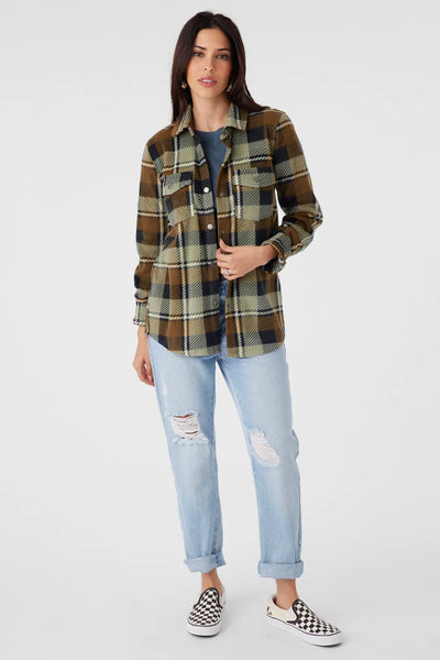 Oneill Womens Shirt Zuma Superfleece Flannel