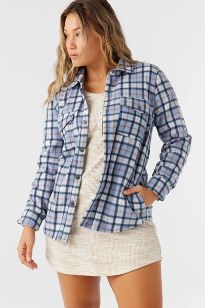 Oneill Womens Shirt Zuma  Superfleece Flannel