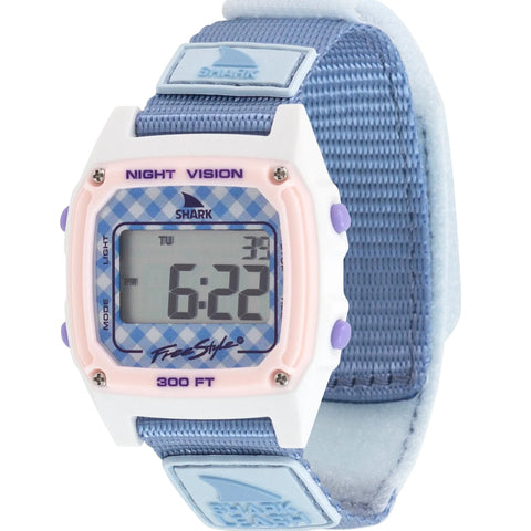 Freestyle Watch Shark Leash Gingham Blue