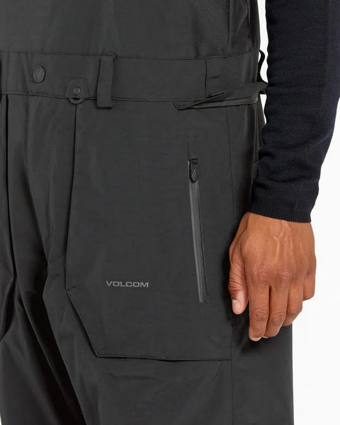 Volcom Mens Snow Pants Rain Gore-Tex Bib Overalls