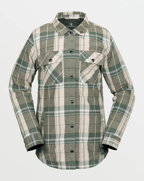 Volcom Womens Snow Layers Insulated Riding Flannel