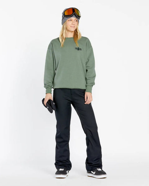 Volcom Womens Snow Layers Essential Crew Fleece