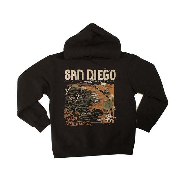 Hansen Kids Sweatshirt San Diego Map Hoody