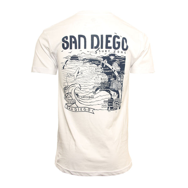 Hansen Mens Shirt San Diego Map