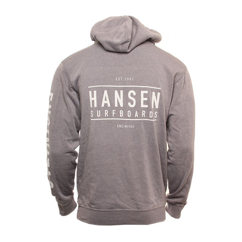 Hansen Mens Sweatshirt Box Corp Logo Hoody