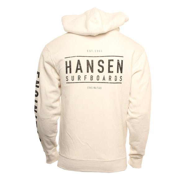 Hansen Mens Sweatshirt Box Corp Hooded Pullover