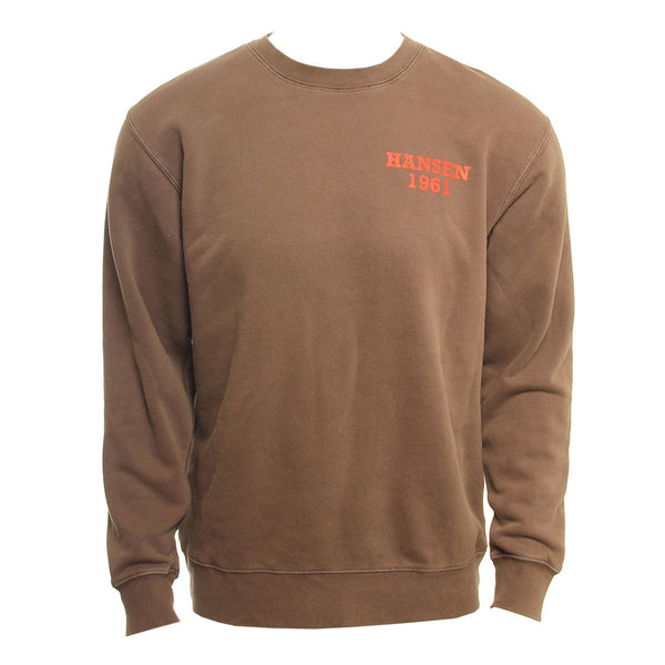 Hansen Mens Sweatshirt Cowgirl Crew