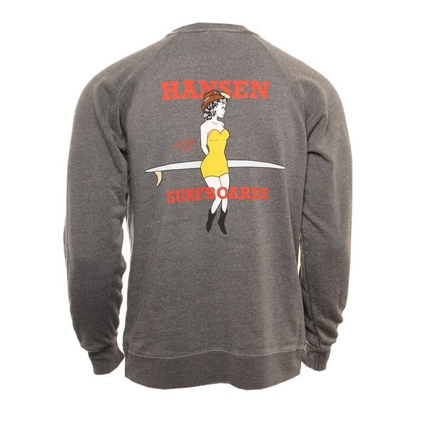 Hansen Mens Sweatshirt Cowgirl Crew