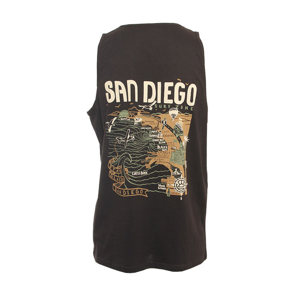 Hansen Mens Tank Top SD Map